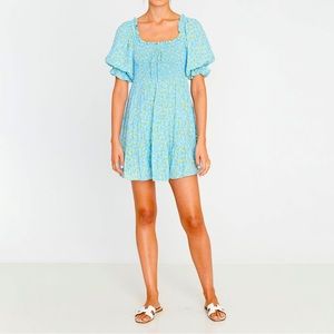 Faithfull The Brand- Floral mini dress- xs